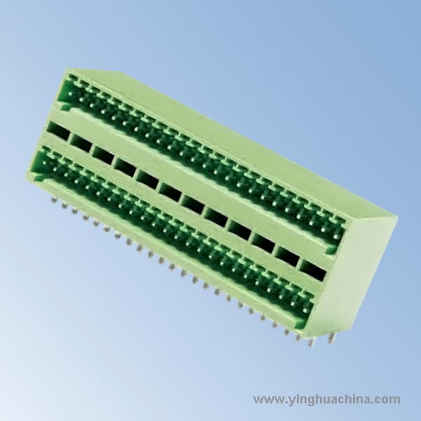 Pluggable terminal block Connector 3.96Pitch Male Right angle No